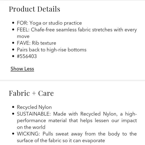 Aurora Seamless Crop Rib Tank - Picture 6 of 7